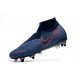 Nike Phantom VSN Elite DF SG-PRO Anti-Clog Blu Rosso