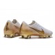 Nike Mercurial Vapor 12 Elite FG Scarpe da Calcio - Bianco Oro