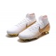 Scarpe Nuova Nike Mercurial Superfly 6 Elite FG - Bianco Oro