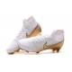 Scarpe Nuova Nike Mercurial Superfly 6 Elite FG - Bianco Oro