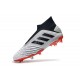 Nuovo Scarpa adidas Predator 19+ FG - Argento Nero Rosso