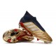 Nuovo Scarpa adidas Predator 19+ FG - Oro Rosso Argento