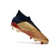 Nuovo Scarpa adidas Predator 19+ FG - Oro Rosso Argento