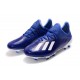 Scarpa da Calcio Nuovo adidas X 19.1 FG Blu Bianco