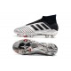 Nuovo Scarpa adidas Predator 19+ FG - Argento Nero