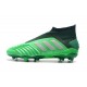 Nuovo Scarpa adidas Predator 19+ FG - Verde Nero