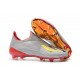 Scarpe da Calcio adidas X 19+ FG Terreni Compatti Argento Rosso