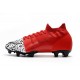 Nike Mercurial GreenSpeed FG Scarpa da Calcio - Rosso Bianco Nero
