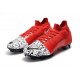 Nike Mercurial GreenSpeed FG Scarpa da Calcio - Rosso Bianco Nero