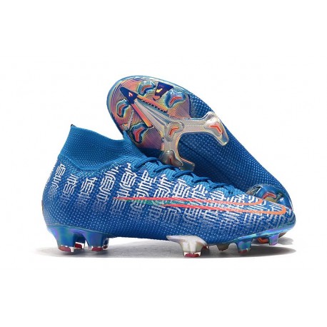 Nike Mercurial Superfly VII Elite FG Scarpa - Blu Rosso