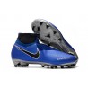 Scarpe da calcio Nike Phantom Vision Elite DF FG - Blu Argento