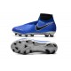 Scarpe da calcio Nike Phantom Vision Elite DF FG - Blu Argento