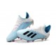 Scarpa da Calcio Nuovo adidas X 19.1 FG Bianco Blu Nero