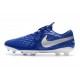 Nike Tiempo Legend 8 Elite FG Scarpa da Calcio - Blu Bianco