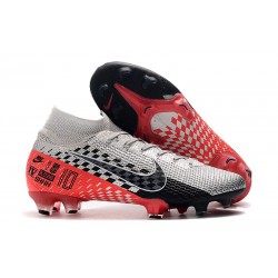 Nike Mercurial Superfly VII Elite FG NJR Cromo Nero Rosso Orbita Platino