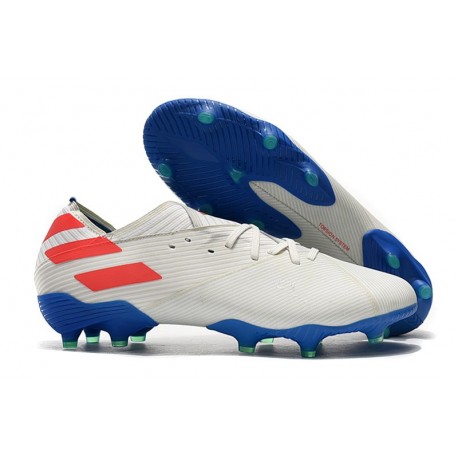 adidas Nemeziz 19.1 FG Scarpa da Calcio - Bianco Rosso Blu