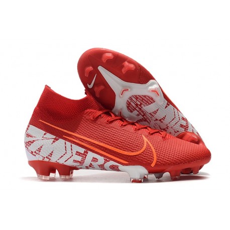 Nike Mercurial Superfly VII Elite FG Scarpa - Rosso Bianco