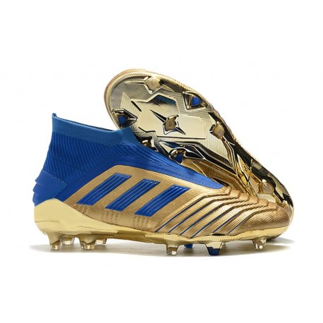 Scarpa adidas Predator 19+ FG - Oro Blu