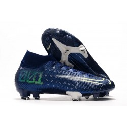 Nike Dream Speed Mercurial Superfly VII Elite FG Scarpa - Blu Bianco