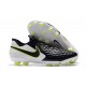 Nike Tiempo Legend 8 Elite FG Scarpa da Calcio - Bianco Nero Volt