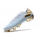 adidas Nemeziz 19.1 FG Scarpa da Calcio - Bianco Oro Metallico Light Aqua