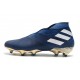 adidas Scarpe da Calcetto Nemeziz 19+ FG - Blu Bianco Nero