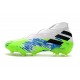 adidas Scarpe da Calcetto Nemeziz 19+ FG - Bianco Verde Blu