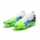 adidas Scarpe da Calcetto Nemeziz 19+ FG - Bianco Verde Blu