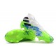 adidas Scarpe da Calcetto Nemeziz 19+ FG - Bianco Verde Blu