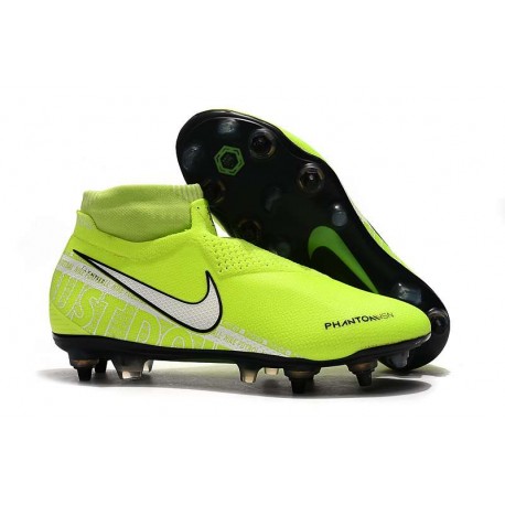 Nike Phantom VSN Elite DF SG-PRO Anti-Clog Volt Bianco
