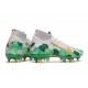 Nike Mercurial Superfly 7 Elite SG Pro AC Mbappe Gris Dorado Verde