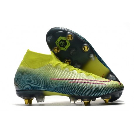 Nike Mercurial Superfly 7 Elite SG Pro AC Limone Venom Nero Verde