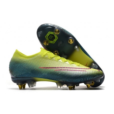 Nike Mercurial Vapor XIII Elite SG Pro AC Limone Venom Nero Verde