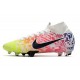 Nike Mercurial Superfly 7 Elite FG Neymar Bianco Nero Blu Racer Volt