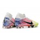 Nike Mercurial Superfly 7 Elite FG Neymar Bianco Nero Blu Racer Volt