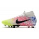 Neymar Nike Mercurial Superfly VII Elite AG-Pro Bianco Nero Blu Volt