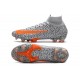 Nike Mercurial Superfly VII Elite DF FG -Bianco Arancione Total Nero