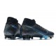 Nike Mercurial Superfly VII Elite DF FG -Wavelength Nero Blu