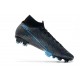 Nike Mercurial Superfly VII Elite DF FG -Wavelength Nero Blu