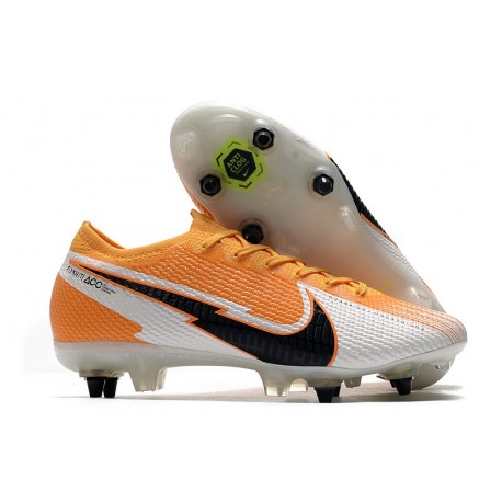 Nike Mercurial Vapor 13 Elite SG Anti Clo -Arancione Laser Nero Bianco