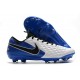 Nike Scarpe Tiempo Legend VIII Elite FG Bianco Blu Nero
