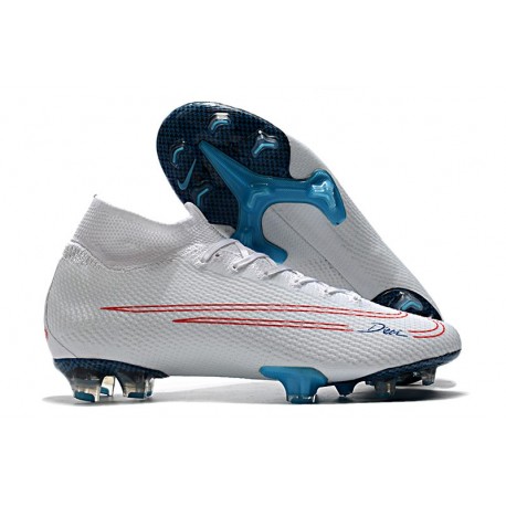NIKE MERCURIAL SUPERFLY VII ELITE 'CR7 X BUGATTI' Bianco Rosso Blu