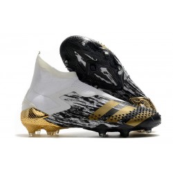 Scarpa adidas Predator Mutator 20+ FG Bianco Oro Nero