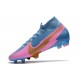 Scarpe da Calcio Nike Mercurial Superfly 7 Elite FG Blu Rosa Oro