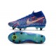 Nike Mercurial Superfly VII Elite SG Sancho Blu Racer Verde Aurora