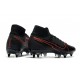 Nike Mercurial Superfly VII Elite SG Pro Anti-Clog Nero Rosso