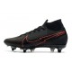 Nike Mercurial Superfly VII Elite SG Pro Anti-Clog Nero Rosso