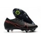 Nike Mercurial Vapor 13 Elite SG Anti Clog - Nero Rosso
