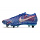 Nike Mercurial Vapor 13 Elite SG -Sancho Blu Racer Bianco Verde Aurora
