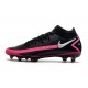 Scarpa Nike Phantom GT Elite DF FG Uomo - Nero Argento Rosa Blast
